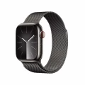 Apple Watch Series&nbsp;9 GPS + Cellular 41mm Graphite Stainless Steel Case with Graphite Milanese Loop_1