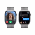 Apple Watch Series&nbsp;9 GPS + Cellular 45mm Silver Stainless Steel Case with Silver Milanese Loop_6
