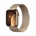 Apple Watch Series&nbsp;9 GPS + Cellular 45mm Gold Stainless Steel Case with Gold Milanese Loop_1