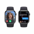 Apple Watch Series&nbsp;9 GPS + Cellular 45mm Graphite Stainless Steel Case with Midnight Sport Band - S/M_6