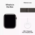 Apple Watch Series&nbsp;9 GPS + Cellular 45mm Graphite Stainless Steel Case with Graphite Milanese Loop_10