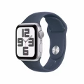 Apple Watch SE GPS 40mm Silver Aluminium Case with Storm Blue Sport Band - M/L_1