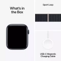 Apple Watch SE GPS 44mm Midnight Aluminium Case with Midnight Sport Loop_8