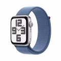 Apple Watch SE GPS 44mm Silver Aluminium Case with Winter Blue Sport Loop_1