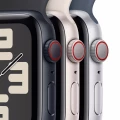 Apple Watch SE GPS + Cellular 40mm Starlight Aluminium Case with Starlight Sport Band - M/L_3