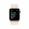 Apple Watch SE GPS + Cellular 40mm Starlight Aluminium Case with Starlight Sport Loop_6