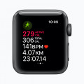 Apple Watch Series 3 GPS: 38mm Space Grey Aluminium Case with Black Sport Band_4