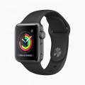 Apple Watch Series 3 GPS: 38mm Space Grey Aluminium Case with Black Sport Band_1