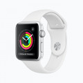 Apple Watch Series 3 GPS: 42mm Silver Aluminium Case with White Sport Band_1