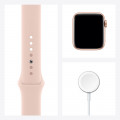 Apple Watch Series 6 GPS, 40mm Gold Aluminium Case with Pink Sand Sport Band_7