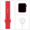 Apple Watch Series 6 GPS, 40mm Red Aluminium Case with Red Sport Band_7