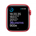 Apple Watch Series 6 GPS, 40mm Red Aluminium Case with Red Sport Band_4