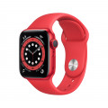 Apple Watch Series 6 GPS, 40mm Red Aluminium Case with Red Sport Band_1