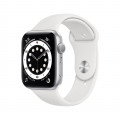 Apple Watch Series 6 GPS, 44mm Silver Aluminium Case with White Sport Band_1