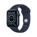 Apple Watch Series 6 GPS, 44mm Blue Aluminium Case with Deep Navy Sport Band_1