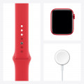 Apple Watch Series 6 GPS + Cellular, 40mm Red Aluminium Case with Red Sport Band_7