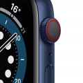 Apple Watch Series 6 GPS + Cellular, 44mm Blue Aluminium Case with Deep Navy Sport Band_2