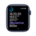 Apple Watch Series 6 GPS + Cellular, 44mm Blue Aluminium Case with Deep Navy Sport Band_4