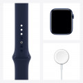 Apple Watch Series 6 GPS + Cellular, 44mm Blue Aluminium Case with Deep Navy Sport Band_7