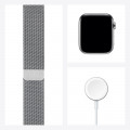 Apple Watch Series 6 GPS + Cellular, 40mm Silver Stainless Steel Case with Silver Milanese Loop_7
