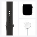 Apple Watch Series 6 GPS + Cellular, 44mm Graphite Stainless Steel Case with Black Sport Band_7