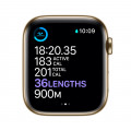 Apple Watch Series 6 GPS + Cellular, 44mm Gold Stainless Steel Case with Gold Milanese Loop_4