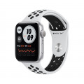 Apple Watch Nike Series 6 GPS, 44mm Silver Aluminium Case with Pure Platinum/Black Nike Sport Band_1