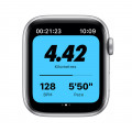 Apple Watch Nike Series 6 GPS, 44mm Silver Aluminium Case with Pure Platinum/Black Nike Sport Band_4