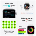 Apple Watch SE GPS, 44mm Silver Aluminium Case with White Sport Band_7
