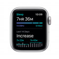 Apple Watch SE GPS + Cellular, 40mm Silver Aluminium Case with Deep Navy Sport Loop_5