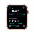 Apple Watch SE GPS + Cellular, 44mm Gold Aluminium Case with Plum Sport Loop_5