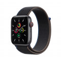 Apple Watch SE GPS + Cellular, 44mm Space Gray Aluminium Case with Charcoal Sport Loop_1