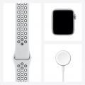Apple Watch Nike SE GPS, 40mm Silver Aluminium Case with Pure Platinum/Black Nike Sport Band_8