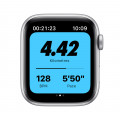 Apple Watch Nike SE GPS, 44mm Silver Aluminium Case with Pure Platinum/Black Nike Sport Band_3