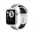 Apple Watch Nike SE GPS + Cellular, 40mm Silver Aluminium Case with Pure Platinum/Black Nike Sport Band_1
