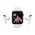 Apple Watch Nike SE GPS + Cellular, 40mm Silver Aluminium Case with Pure Platinum/Black Nike Sport Band_9