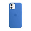 iPhone 12 mini Silicone Case with MagSafe - Capri Blue_1