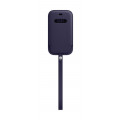 iPhone 12 mini Leather Sleeve with MagSafe - Deep Violet_1