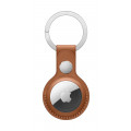 AirTag Leather Key Ring - Saddle Brown_1