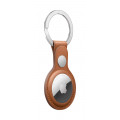 AirTag Leather Key Ring - Saddle Brown_2